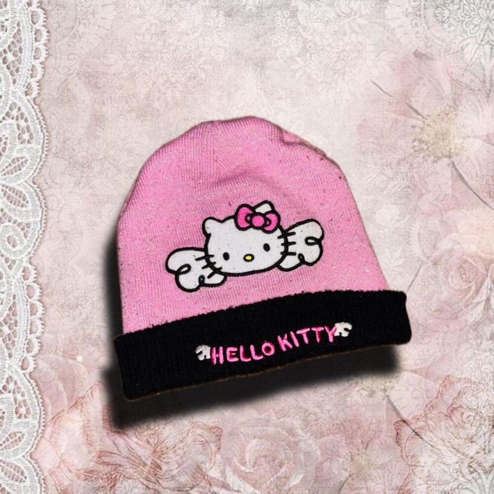 rare glitter hello kitty hat